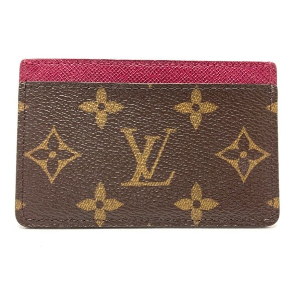 LOUIS VUITTON M60703 Monogram Porte Cartes Simple Card Case Brown - Picture 9 of 11